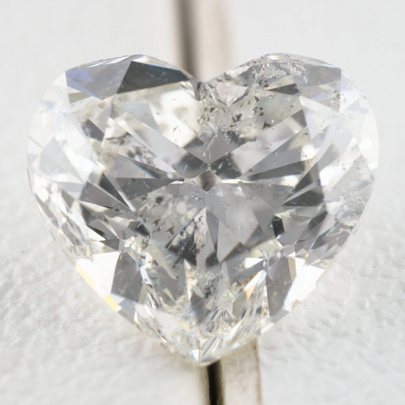 【中央宝石研究所ソーティング付】天然 ダイヤ 1.005ct (I-I1-HS) ハート ルース【新品】