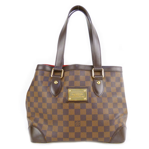 【LOUIS VUITTON ルイ・ヴィトン】美品 N51205 ダミエ・エベヌ ハムテッドPM トートバッグ ブラウン 【中古】 【LOUIS VUITTON ルイ・ヴィトン】美品 N51205 ダミエ・エベヌ ハムテッドPM トートバッグ ブラウン 【中古】