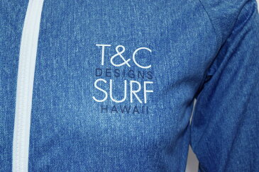 【メール便/送料無料】ティーアンドシーサーフデザイン t&c surf design T&Cサーフデザインメンズラッシュガードロングスリーブ/長袖/フルジッフ837104