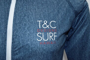 【メール便/送料無料】ティーアンドシーサーフデザイン t&c surf design T&Cサーフデザインメンズラッシュガードロングスリーブ/長袖/フルジッフ837104