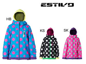 SALE/セール estivo/エスティボレディーススノーボードジャケット/スノボウエアEV HAPPYDOT JKT EV-6035W【あす楽対応_北海道】【TZ】【FS8】