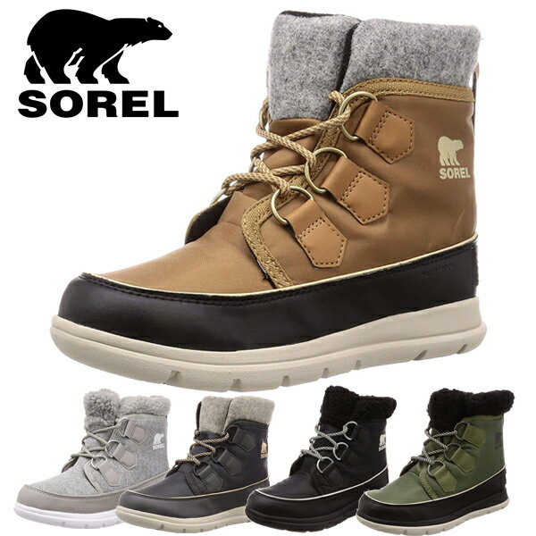 ソレル スノーブーツ レディース SOREL/ソレル レディース スノーブーツ ブーツ ショート スノーシューズ スノーブーツ ウインターシューズ ウインターブーツ 冬 靴 防滑 防水 防寒 ソレルエクスプローラーカーニバル LL5325 NL3040 NL3421 BOS