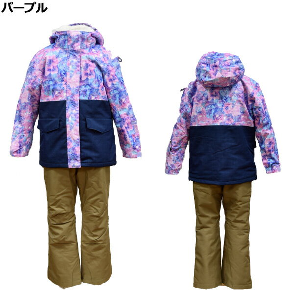 コスビー cosby ジュニア スキーウェア 上下セット 130 140 150 160 雪遊び ガールズ 女の子 CSG-4274 2