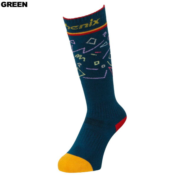 フェニックス phenix ジュニア キッズ スキーソックス 雪遊び Pop Star Junior Socks ESB23SO81 2