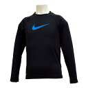 ナイキ nike ジュニア ラッシュガード 130 140 150 ブラック NESSD743 N001