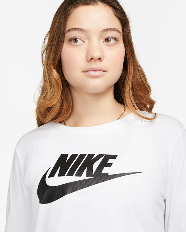 ナイキ nike レディース 長袖シャツ ロングスリーブ ロゴTシャツ FJ0442 100