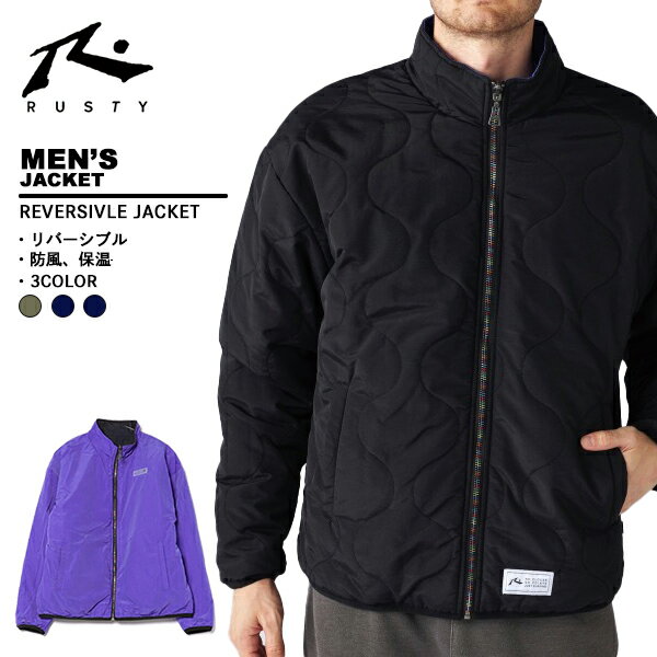 Rakuten - ラスティ rusty メンズ 中綿ジャケット リバーシブルジャケット ルミナ 874-200