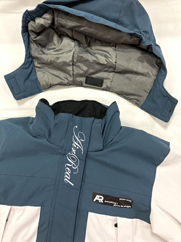 エアリアル airreal ジュニア スキーウェア 雪遊び 上下セット ARG-4291 2