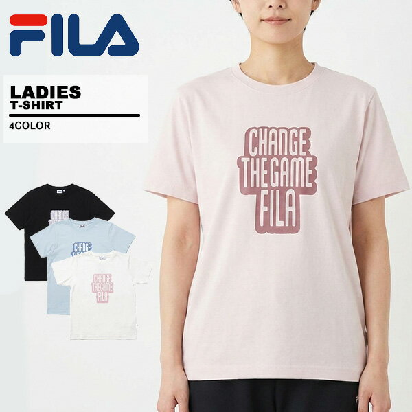 乐天商城 - フィラ fila レディース 半袖 Tシャツ SM6SAW026