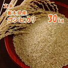 栃木県産コシヒカリ玄米30kg