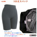 日本製 スパッツ 3分丈 JJML 透け難い綿75%素材 / 黒 レギンス スポーツウェアー 冷え性対策 ヨガ フィットネス エアロビクス ジャズダンス ダンス...