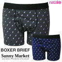 ボクサーパンツ ボクサーブリーフ トランクス パンツ / SUNNY MARKET  前開き M/L メンズ 紳士用 アウトゴム 柄パンツ 紳士肌着 紳士下着 スポーツインナー アンダーウェア 