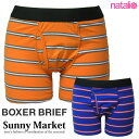 ボクサーパンツ ボクサーブリーフ トランクス パンツ / SUNNY MARKET  前開き M/L メンズ 紳士用 アウトゴム 柄パンツ 紳士肌着 紳士下着 スポーツインナー アンダーウェア 