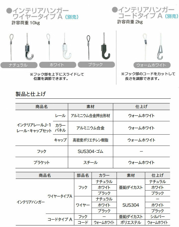 TOSO/トーソー製 ピクチャーレールハンガー...の紹介画像3