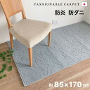 ≪楽天スーパーSALE≫【20%OFF】廊下敷き 1畳 カーペット 絨毯 防炎 制電 防ダニ 抗菌 防汚 廊下 ブルー 水色 オーダーカペットのはぎれで作成 約85×170cm 日本製 送料無料