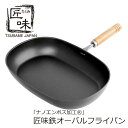 オーバルフライパン 鉄製フライパン ナノエンボス加工 日本製 ◆送料無料◆ IHクッキング フライパン キッチン用品 肉 ステーキ 鉄分補給 鉄製 キッチンツー...