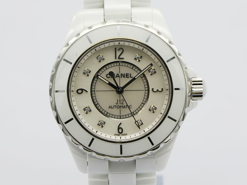  ͥ CHANEL  H2423 J12 ۥ磻ȥ 8P䥤ǥå ߥå/SS ư   Ȣ  ...