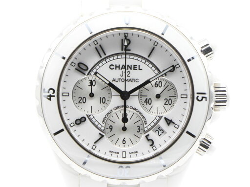 【 シャネル CHANEL 】腕時計 H1007 J12 クロノグラフ 41ミリ ホワイトセラミック 自動巻 デイト メンズ 新着 70052-1 【 シャネル CHANEL 】腕時計 H1007 J12 クロノグラフ 41ミリ ホワイトセラミック 自動巻 デイト メンズ 新着 70052-1