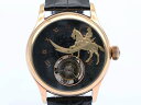 【 メモリジン MEMORIGIN 】 腕時計 伊達政宗 Tourbillon トゥールビヨン GP/革 手巻 限定100本 裏スケ メンズ 箱 新着 7014...