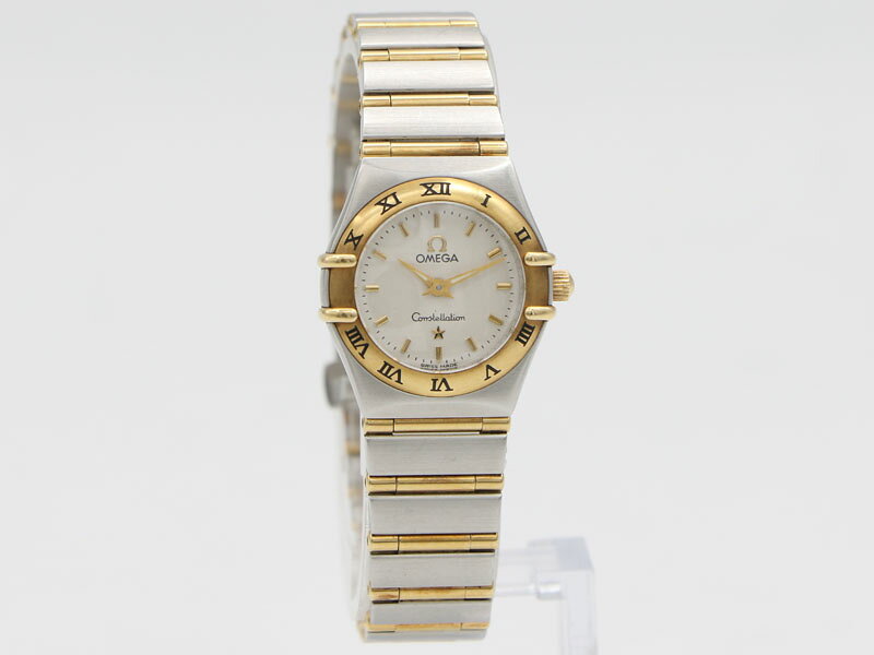 【 オメガ OMEGA 】 腕時計 1362.30 コンステレーションミニ YG/SS クォーツ フルバー レディース 新着 01046-0 中古 送料無料