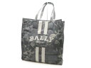 〇【 BALLY バリー】6301618 クリスタリア ナイロン×レザー ショルダー トートバッグ カモフラージュ 迷彩 ユニセックス 保存袋 76070-3 ...