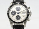 【 チューダー TUDOR 】 腕時計 79170 クロノタイム オイスターデイト クロノグラフ SS/革 自動巻 パンダ文字盤 メンズ 新着 40126-3 中古 送料無料
