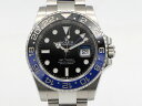 【 ロレックス ROLEX 】腕時計 126710BLNR GMTマスタ-2 SS 自動巻 デイト P番 40mm ブラック文字盤 メンズ 保 箱 新着 05891-0 中古 送料無料