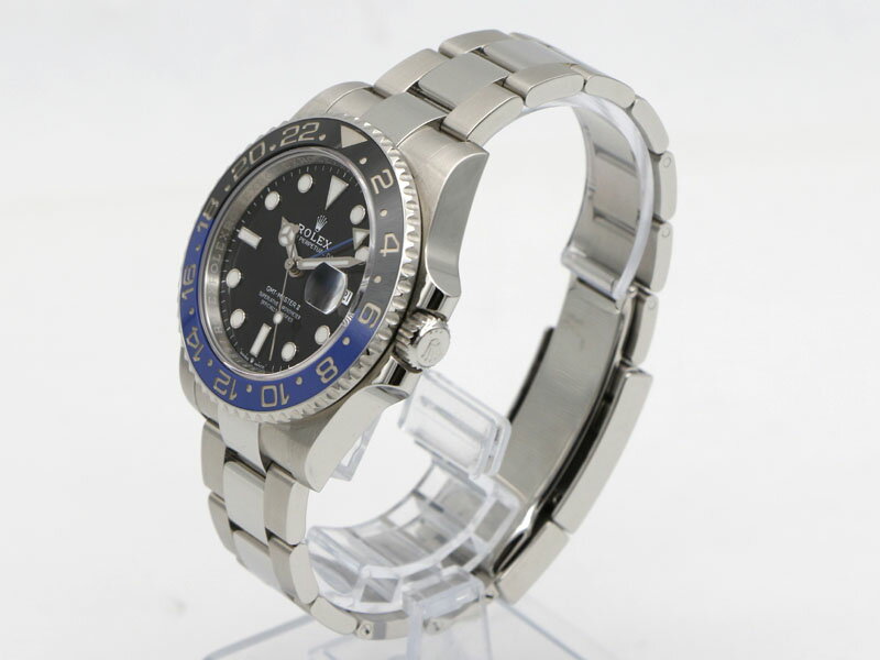 【 ロレックス ROLEX 】腕時計 126710BLNR GMTマスタ−2 SS 自動巻 デイト P番 40mm ブラック文字盤 メンズ 保 箱 新着 05891-0 中古 送料無料