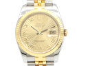【 ロレックス ROLEX 】 腕時計 116233 デイトジャスト ゴールド/サンビーム YG/SS 自動巻 F番 2003~2004年製 メンズ 保 新着 ...