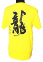 書家 篠崎流水 風水龍Tシャツshirt 男女兼用新品 おしゃれ ワンポイント春 夏服 秋物 威龍彩雲