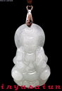 観音様 天然 翡翠開運 風水 手彫り 観音様ペンダントトップファッション 男女兼用 新品レディースネックレスメンズネックレスFeng shui Kannon n...