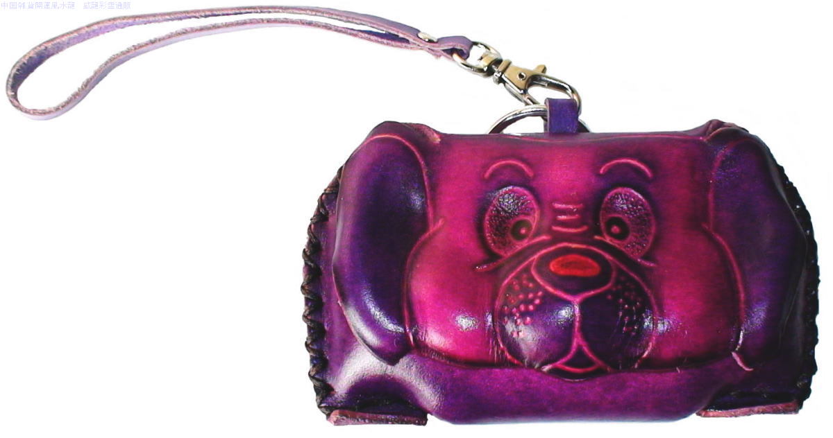 犬 牛皮製 十二支 コインケースcoin purse戌-パープル新品 ギフト プレゼント おしゃれ実用的 祝い 誕生日プレゼント 特別な日のギフトかわいい おしゃれ 威龍彩雲通販