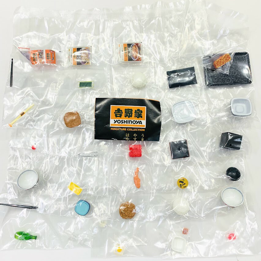 乐天商城 - 吉野家 ミニチュアコレクション　全5種セット【在庫品】A-11