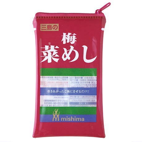 三島のゆかりポーチ [梅菜めし]　単品　ガチャ　ふりかけ　ポーチ　ゆかり　かおり　あかり　梅菜めし　青のり　瀬戸風味