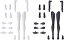 【在庫品】30MS オプションボディパーツ アームパーツ&レッグパーツ[ホワイト/ブラック] 色分け済みプラモデル　ガンプラ　プラモ