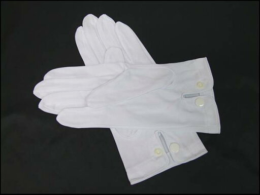 ◆礼装◆フォーマル◆白手袋◆ナイロン◆モーニング用 男性用 メール便可 GLV2