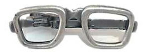 メガネ ネクタイピン ネクタイピン　眼鏡　メガネ　アンティークシルバー　銀古美　日本製　タイバー　S11