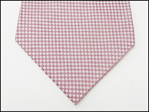 ◆礼装◆バロックタイ　チーフ付 ◇薄ピンク系/小市松模様◇シルク100％ 結婚式 新郎 メンズ アスコットタイ　メンズフォーマル　acc-brq137-6