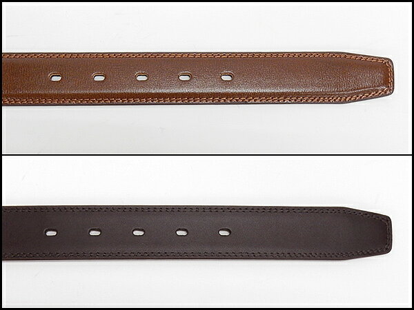 〓MEN'S BA-TSU〓メンズバツ　スペインレザー使用　メンズベルト　茶　両面本革　33mm巾　100cm対応　MX010-BR auc-ishikei-10007815 背広屋石K 楽天市場店 サンプル画像2