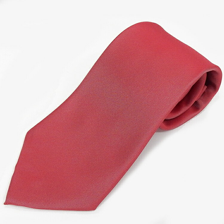 訳ありネクタイ 赤/紅花 洗濯機OK メール便OK NT55-RD