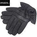 ◆手袋◆PARIS16e 羊革/シープスキン 黒 メンズ グローブ メール便可 LAM-N05-BK