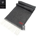 ウールマフラー 黒系 マイクロバスケット 伊ゼニアバルファ社 キャッシュウール使用 ウール100% 日本製 zeg-m19