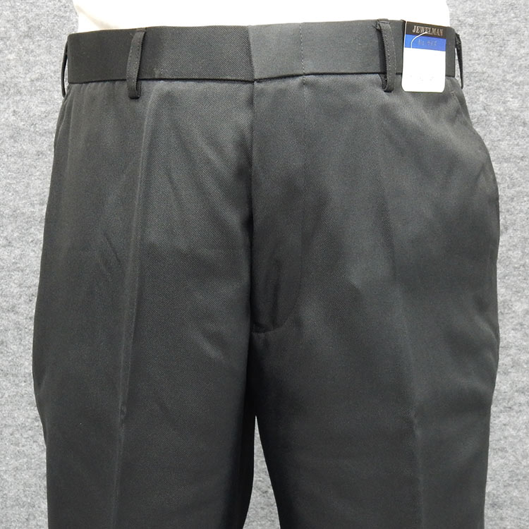 「大寸」　秋冬物　ノータック「美脚」スラックス　中グレー　無地　ウォッシャブル　ビジネスパンツ　97cm-120cm　os9550-3