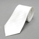 訳あり スタイリッシュフォーマルネクタイ 白系ヘリンボーン シルク100% 結婚式ネクタイ 披露宴 メール便可 NF-B14