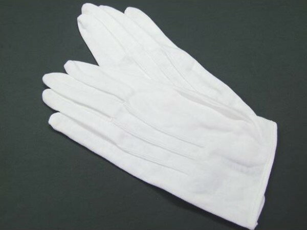 ◆礼装◆フォーマル◆白手袋◆モーニング用　男性用メール便可 GLV1