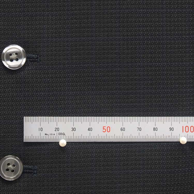 スーツベストベスト 5ボタン 黒系/マイクロチェック [BB体] 通年物 ジレ WEV-129