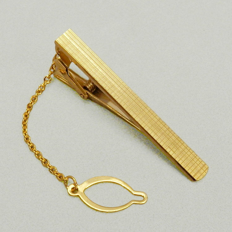 ☆訳あり ◆礼装◆ネクタイピン/タイバー◆チェーン付 ゴールド メール便可 acc-tb06