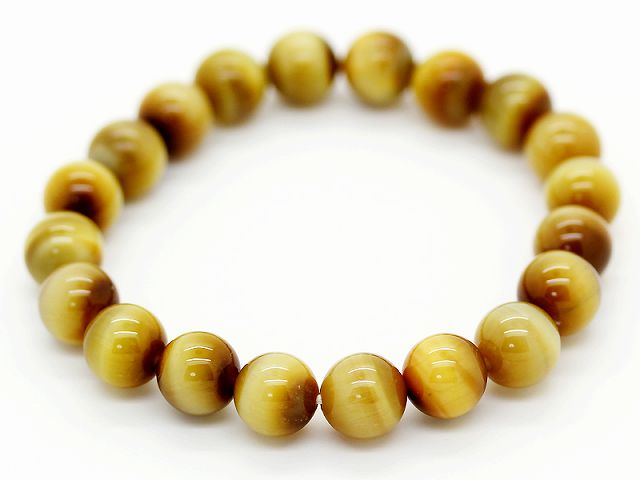 其它 - ゴールデンタイガーアイ 10mm 数珠 ブレスレット 金運 仕事運 財運 メンズ