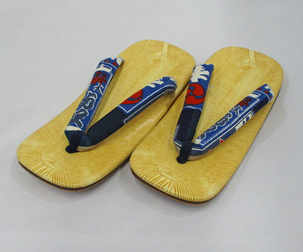 【雪駄】千社札柄鼻緒 Lサイズ せった セッタ[初詣 初もうで かすり 雪駄 男性 作務衣 サムエ さむえ ..