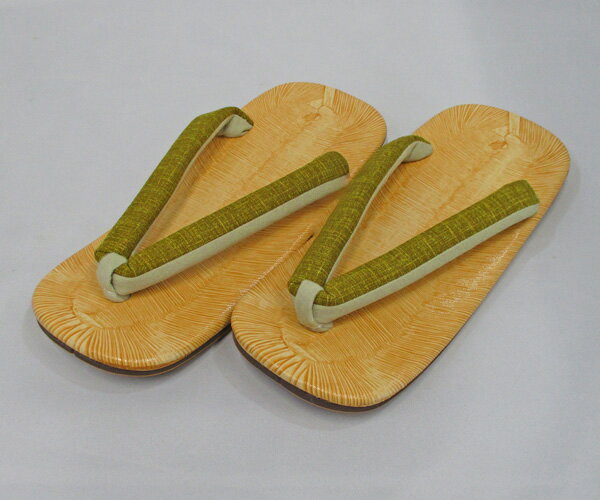 【雪駄】絣柄鼻緒(辛子色系) Lサイズ せった セッタ[初詣 初もうで かすり 雪駄 男性 作務衣 サムエ さ..